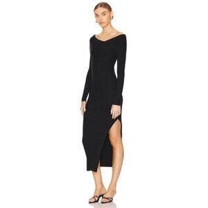 REVOLVE: HEARTLOOM Jodi Sweater Dress in Charcoal Grey XS